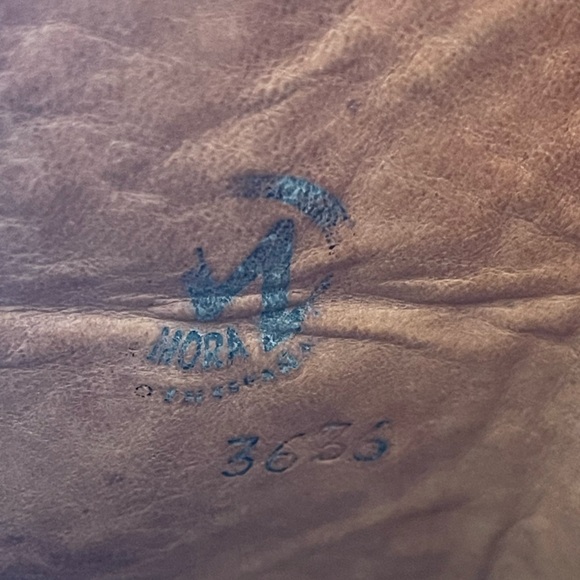 Tony Mora Western Boots Exotic Snakeskin Knee High Women’s 8 B Cognac Brown Vtg - Picture 2 of 9